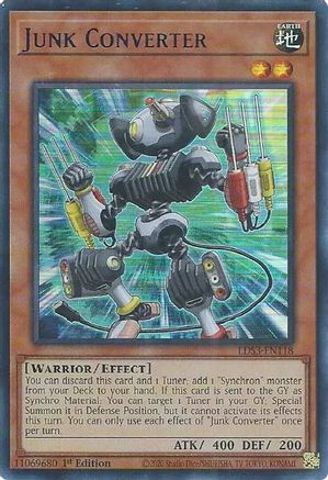 Junk Converter (Blue) (LDS3-EN118) - Legendary Duelists: Season 3 1st Edition - Premium Yugioh Single from Konami - Just $0.25! Shop now at Game Crave Tournament Store
