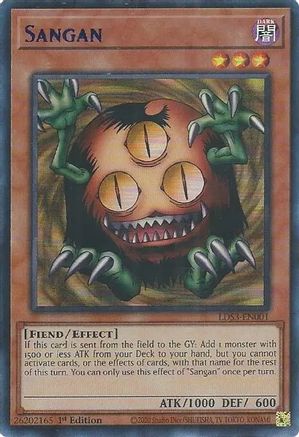 Sangan (Blue) (LDS3-EN001) - Legendary Duelists: Season 3 1st Edition - Premium Yugioh Single from Konami - Just $0.34! Shop now at Game Crave Tournament Store