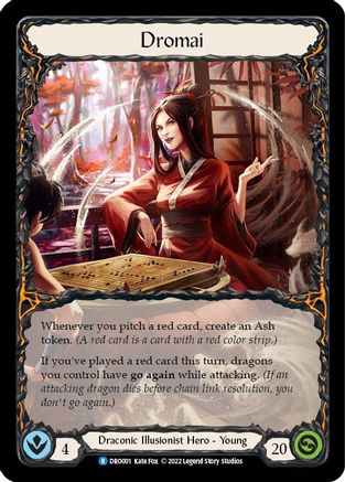 Dromai (DRO001) - Blitz Deck: Uprising - Dromai Rainbow Foil - Premium Flesh And Blood Single from Legend Story Studios - Just $0.89! Shop now at Game Crave Tournament Store