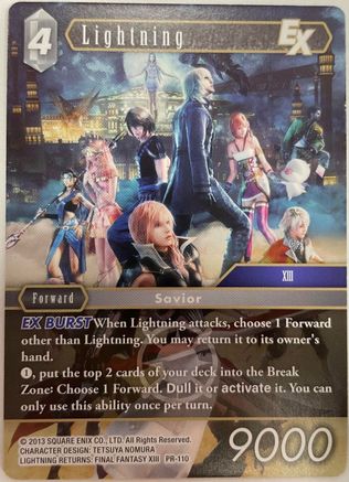 Lightning EX (DECK EXCLUSIVE CARDS) - Premium Final Fantasy Single from Deck Exclusive Cards - Just $0.35! Shop now at Game Crave Tournament Store