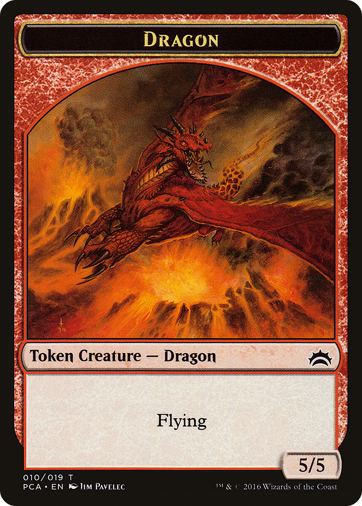 Dragon (TPCA-010) - Planechase Anthology Tokens - Premium MTG Single from Wizards of the Coast - Just $0.08! Shop now at Game Crave Tournament Store