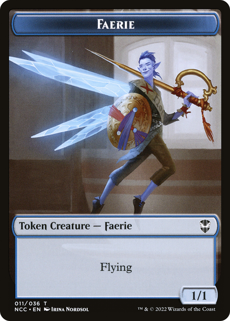 Faerie (TNCC-011) - New Capenna Commander Tokens Foil - Premium MTG Single from Wizards of the Coast - Just $0! Shop now at Game Crave Tournament Store