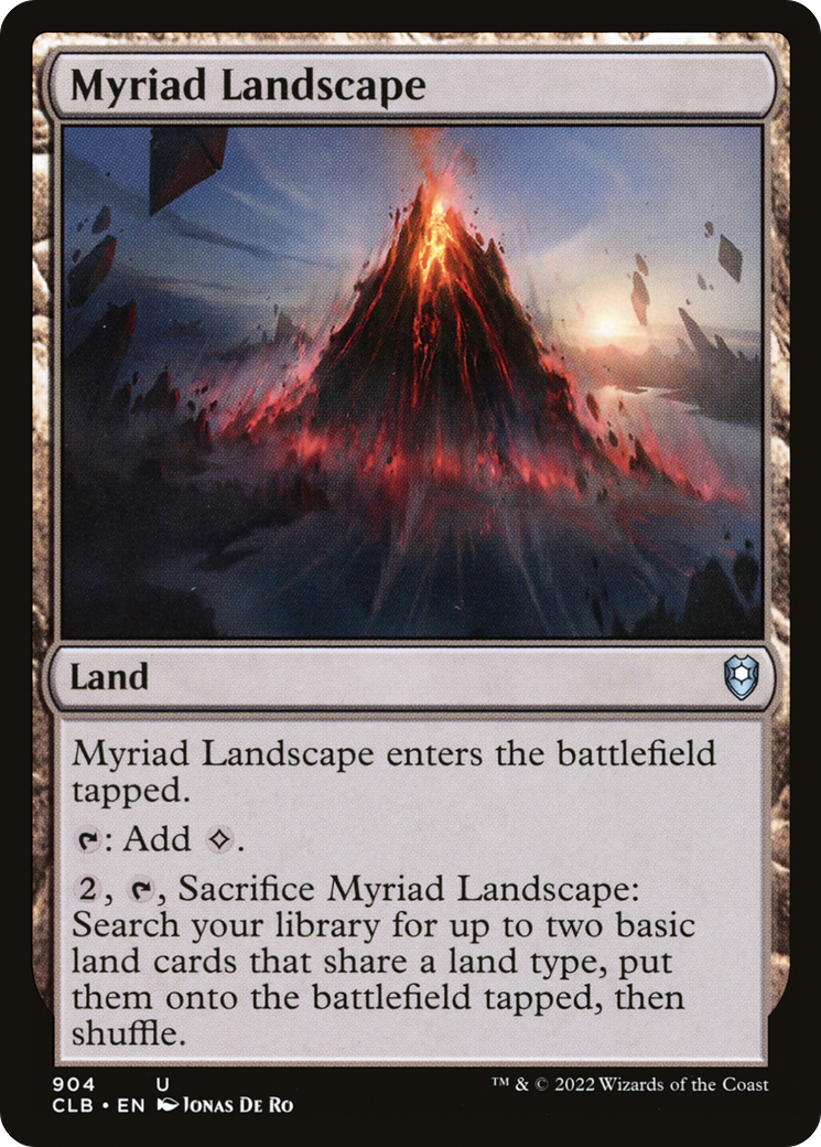 Myriad Landscape (CLB-904) - Commander Legends: Battle for Baldur's Gate - Premium MTG Single from Wizards of the Coast - Just $0.08! Shop now at Game Crave Tournament Store