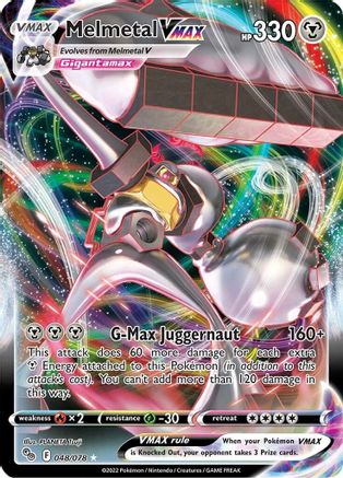 Melmetal VMAX 48/78 - Pokmon GO Holofoil - Premium Pokemon Single from Nintendo - Just $0.92! Shop now at Game Crave Tournament Store