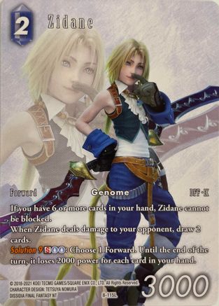 Zidane - 8-115L (Full Art) (FF: PROMO CARDS) - Premium Final Fantasy Single from FF: Promo Cards - Just $0.64! Shop now at Game Crave Tournament Store