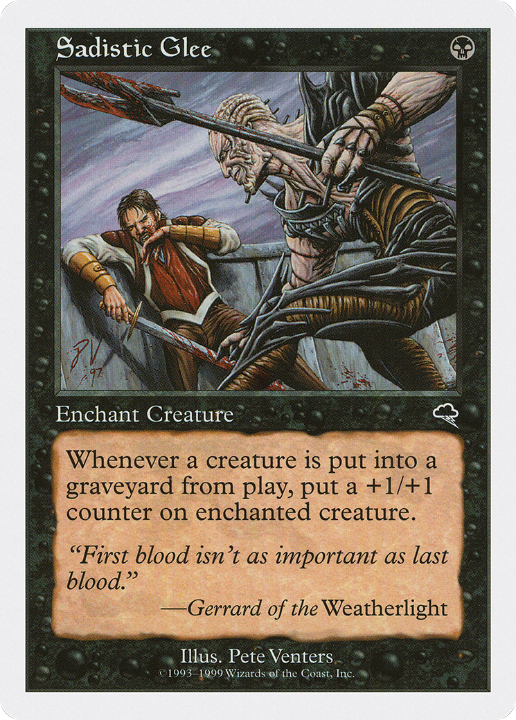 Sadistic Glee (BRB-061) - Battle Royale Box Set - Premium MTG Single from Wizards of the Coast - Just $6.34! Shop now at Game Crave Tournament Store