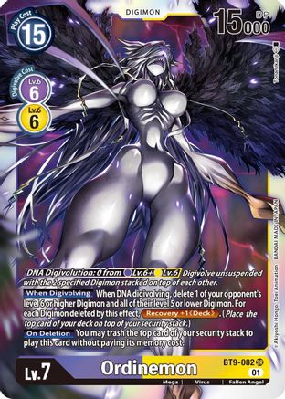 Ordinemon (BT9-082) - X Record Foil - Premium Digimon Single from Bandai - Just $1.19! Shop now at Game Crave Tournament Store