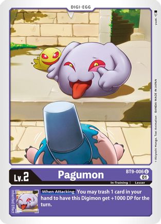Pagumon (BT9-006) - X Record - Premium Digimon Single from Bandai - Just $0.25! Shop now at Game Crave Tournament Store