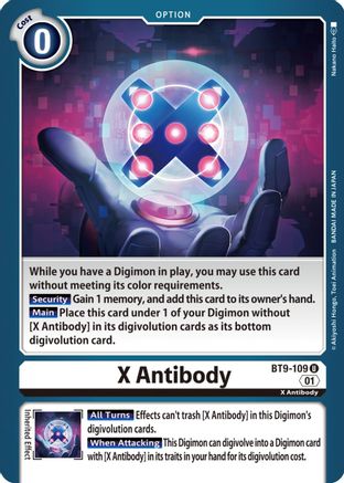 X Antibody (BT9-109) - X Record - Premium Digimon Single from Bandai - Just $7.67! Shop now at Game Crave Tournament Store