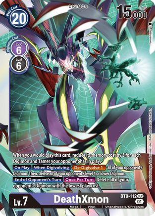 DeathXmon (BT9-112) - X Record Foil - Premium Digimon Single from Bandai - Just $34.81! Shop now at Game Crave Tournament Store