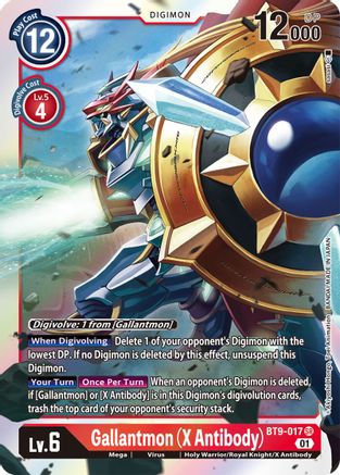 Gallantmon (X Antibody) (BT9-017) - X Record Foil - Premium Digimon Single from Bandai - Just $1.10! Shop now at Game Crave Tournament Store