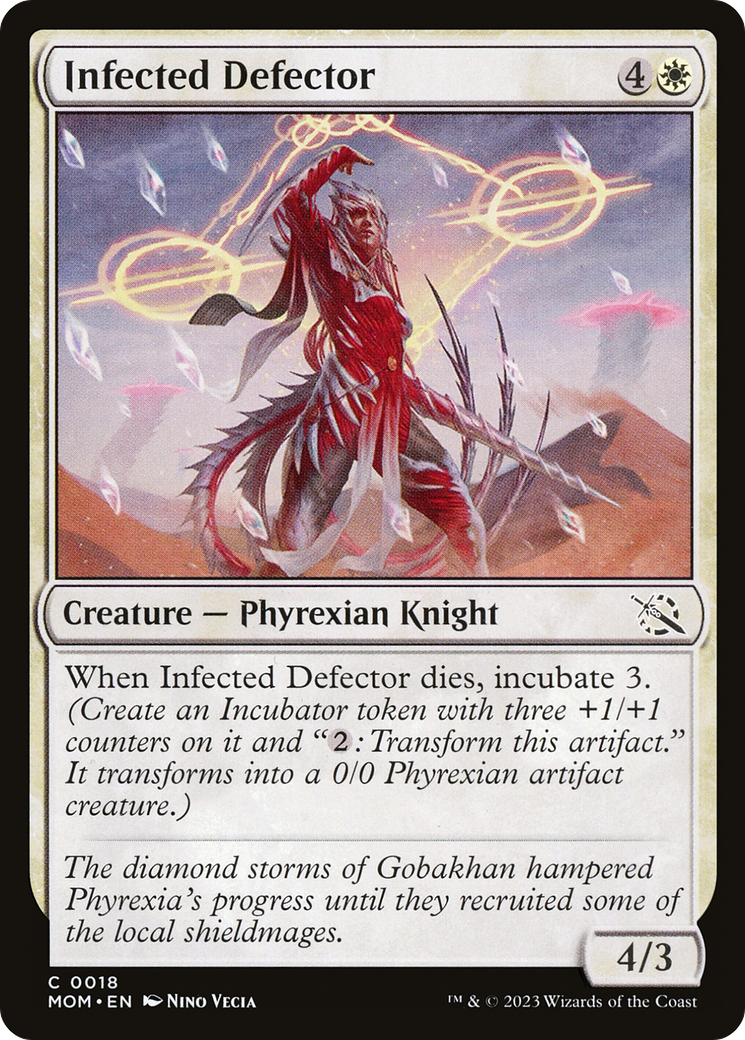 Infected Defector (MOM-018) - March of the Machine - Premium MTG Single from Wizards of the Coast - Just $0.08! Shop now at Game Crave Tournament Store