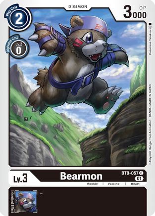 Bearmon (BT9-057) - X Record - Premium Digimon Single from Bandai - Just $0.25! Shop now at Game Crave Tournament Store