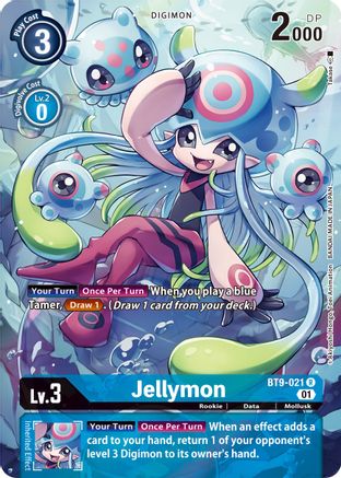 Jellymon (Alternate Art) (BT9-021) - X Record Foil - Premium Digimon Single from Bandai - Just $3.27! Shop now at Game Crave Tournament Store