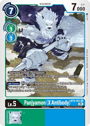Panjyamon (X Antibody) (BT9-051) - X Record - Premium Digimon Single from Bandai - Just $0.08! Shop now at Game Crave Tournament Store