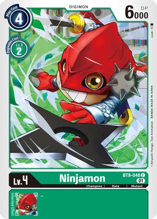 Ninjamon (BT9-048) - X Record - Premium Digimon Single from Bandai - Just $0.25! Shop now at Game Crave Tournament Store