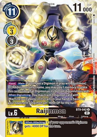 Raijinmon (BT9-042) - X Record - Premium Digimon Single from Bandai - Just $0.25! Shop now at Game Crave Tournament Store