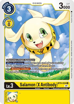 Salamon (X Antibody) (BT9-034) - X Record - Premium Digimon Single from Bandai - Just $0.25! Shop now at Game Crave Tournament Store