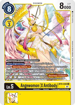 Angewomon (X Antibody) (BT9-040) - X Record - Premium Digimon Single from Bandai - Just $0.31! Shop now at Game Crave Tournament Store