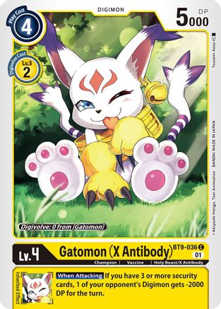 Gatomon (X Antibody) (BT9-036) - X Record - Premium Digimon Single from Bandai - Just $0.25! Shop now at Game Crave Tournament Store