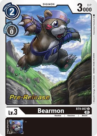 Bearmon - X Record Pre-Release Cards - Premium Digimon Single from Bandai - Just $0! Shop now at Game Crave Tournament Store
