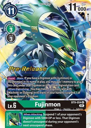 Fujinmon (BT9-054) - X Record Pre-Release Cards Foil - Premium Digimon Single from Bandai - Just $0.77! Shop now at Game Crave Tournament Store