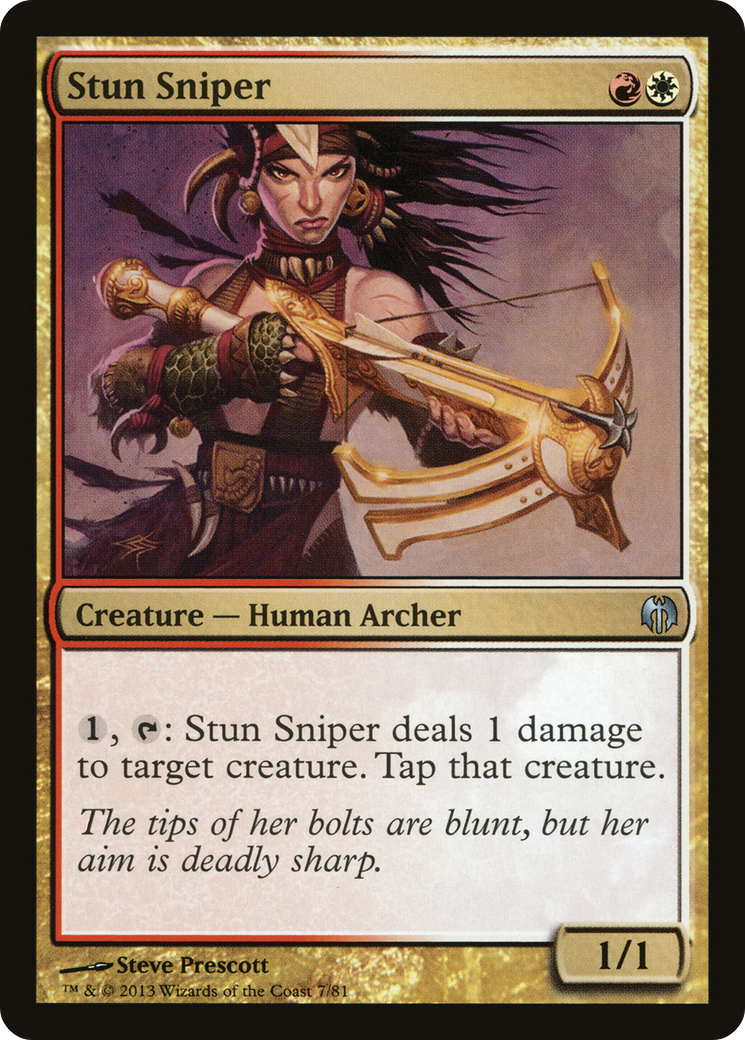 Stun Sniper (DDL-007) - Duel Decks: Heroes vs. Monsters - Premium MTG Single from Wizards of the Coast - Just $0.25! Shop now at Game Crave Tournament Store