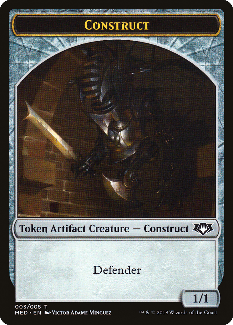 Construct (TMED-0G3) - Mythic Edition Tokens - Premium MTG Single from Wizards of the Coast - Just $1.09! Shop now at Game Crave Tournament Store