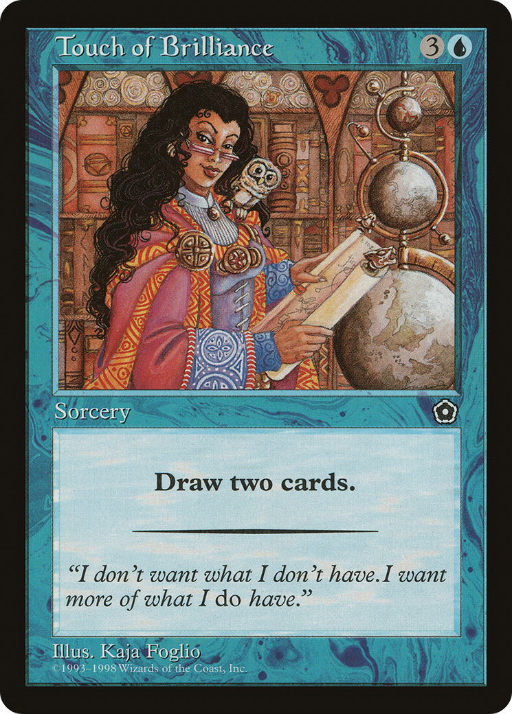 Touch of Brilliance (P02-058) - Portal Second Age - Premium MTG Single from Wizards of the Coast - Just $0.08! Shop now at Game Crave Tournament Store
