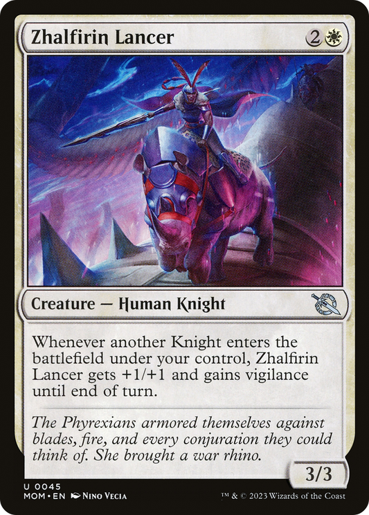 Zhalfirin Lancer (MOM-045) - March of the Machine - Premium MTG Single from Wizards of the Coast - Just $0.08! Shop now at Game Crave Tournament Store