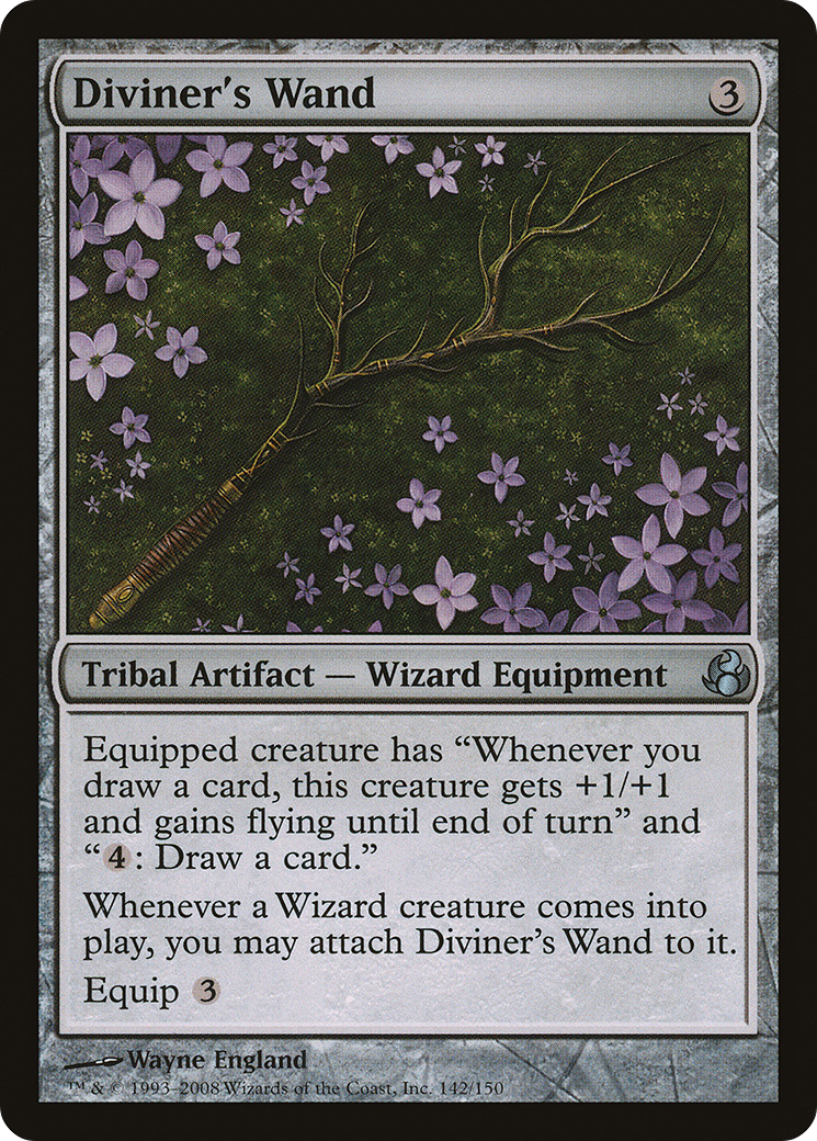 Diviner's Wand (MOR-142) - Morningtide - Premium MTG Single from Wizards of the Coast - Just $0.11! Shop now at Game Crave Tournament Store