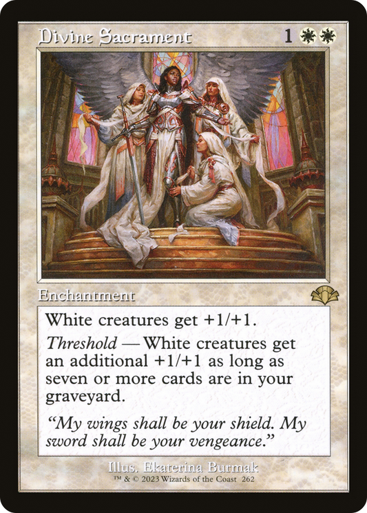 Divine Sacrament (DMR-262) - Dominaria Remastered Foil - Premium MTG Single from Wizards of the Coast - Just $0.25! Shop now at Game Crave Tournament Store