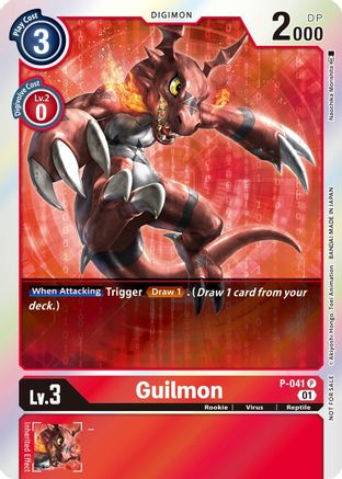 Guilmon (Gen Con 2022) (P-041) - Digimon Promotion Cards - Premium Digimon Single from Bandai - Just $19.32! Shop now at Game Crave Tournament Store