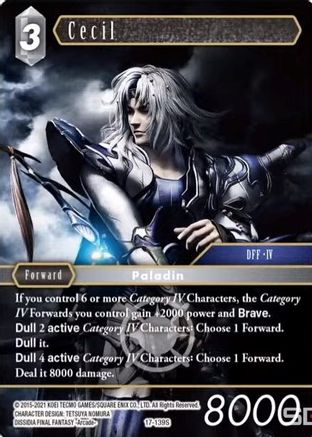 Cecil (REBELLION'S CALL) - Premium Final Fantasy Single from Rebellion's Call - Just $0.85! Shop now at Game Crave Tournament Store