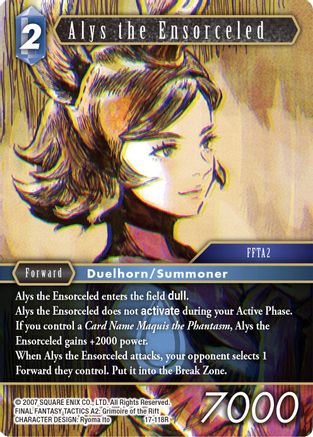 Alys the Ensorceled (REBELLION'S CALL) - Premium Final Fantasy Single from Rebellion's Call - Just $0.25! Shop now at Game Crave Tournament Store