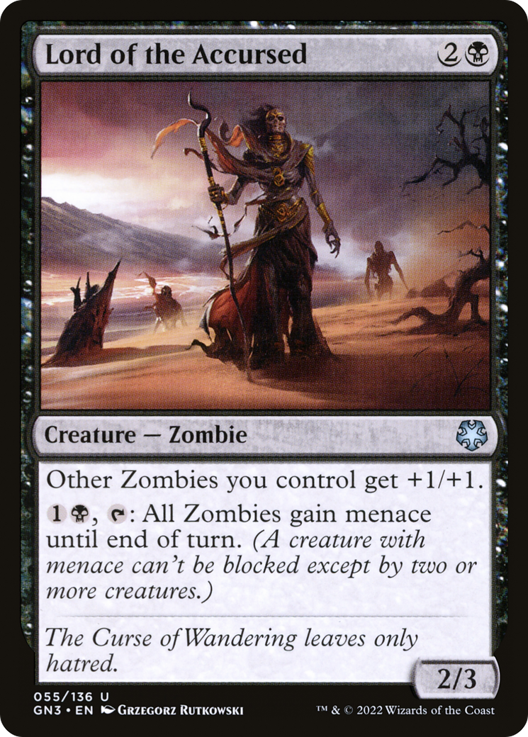 Lord of the Accursed (GN3-055) - Game Night: Free-for-All - Premium MTG Single from Wizards of the Coast - Just $0.25! Shop now at Game Crave Tournament Store