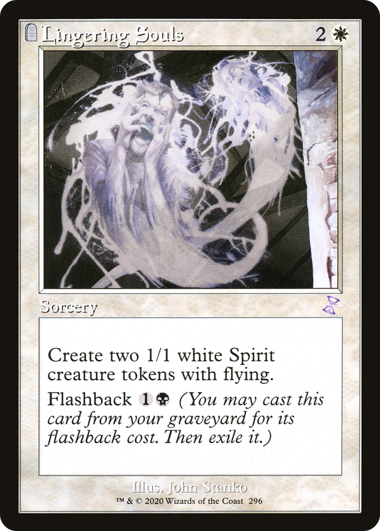 Lingering Souls (TSR-296) - Time Spiral Remastered: (tombstone) - Premium MTG Single from Wizards of the Coast - Just $0.08! Shop now at Game Crave Tournament Store