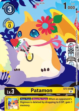 Patamon (Tamer's Card Set 2 Floral Fun) (ST3-04) - Starter Deck 03: Heaven's Yellow - Premium Digimon Single from Bandai - Just $1.67! Shop now at Game Crave Tournament Store
