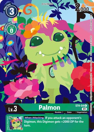 Palmon (Tamer's Card Set 2 Floral Fun) (ST4-04) - Starter Deck 04: Giga Green - Premium Digimon Single from Bandai - Just $2.80! Shop now at Game Crave Tournament Store