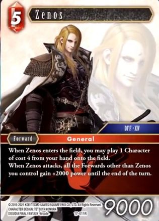 Zenos (REBELLION'S CALL) - Premium Final Fantasy Single from Rebellion's Call - Just $0.25! Shop now at Game Crave Tournament Store