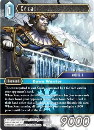 Xezat (REBELLION'S CALL) Foil - Premium Final Fantasy Single from Rebellion's Call - Just $1.75! Shop now at Game Crave Tournament Store