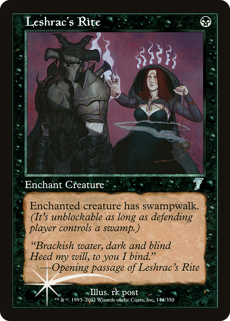 Leshrac's Rite (7ED-144★) - Seventh Edition Foil - Premium MTG Single from Wizards of the Coast - Just $3.96! Shop now at Game Crave Tournament Store