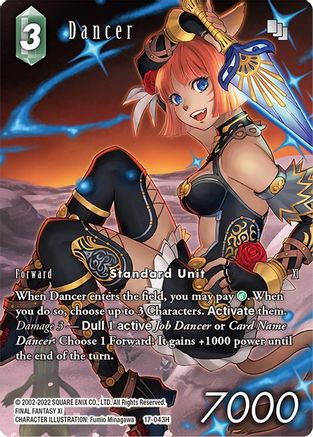 Dancer (Full Art) (REBELLION'S CALL) Foil - Premium Final Fantasy Single from Rebellion's Call - Just $14.76! Shop now at Game Crave Tournament Store