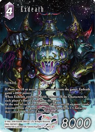 Exdeath (Full Art) (REBELLION'S CALL) Foil - Premium Final Fantasy Single from Rebellion's Call - Just $25.01! Shop now at Game Crave Tournament Store