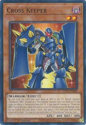 Cross Keeper (POTE-EN002) - Power of the Elements 1st Edition - Premium Yugioh Single from Konami - Just $0.25! Shop now at Game Crave Tournament Store