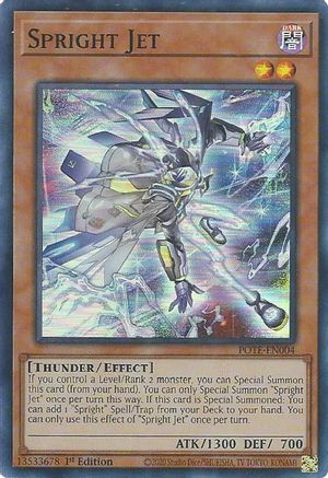 Spright Jet (POTE-EN004) - Power of the Elements Unlimited - Premium Yugioh Single from Konami - Just $0.25! Shop now at Game Crave Tournament Store