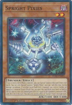 Spright Pixies (POTE-EN005) - Power of the Elements Unlimited - Premium Yugioh Single from Konami - Just $0.25! Shop now at Game Crave Tournament Store