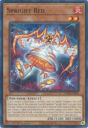 Spright Red (POTE-EN006) - Power of the Elements Unlimited - Premium Yugioh Single from Konami - Just $0.25! Shop now at Game Crave Tournament Store