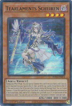 Tearlaments Scheiren (POTE-EN014) - Power of the Elements Unlimited - Premium Yugioh Single from Konami - Just $0.31! Shop now at Game Crave Tournament Store