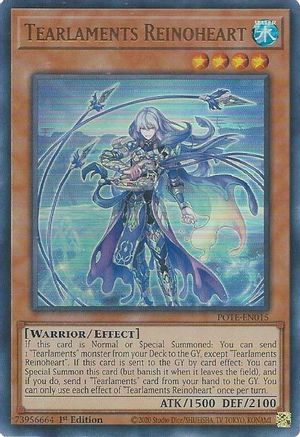 Tearlaments Reinoheart (POTE-EN015) - Power of the Elements Unlimited - Premium Yugioh Single from Konami - Just $4.98! Shop now at Game Crave Tournament Store